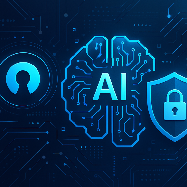 Illustration sur la défense open source et l'intelligence artificielle