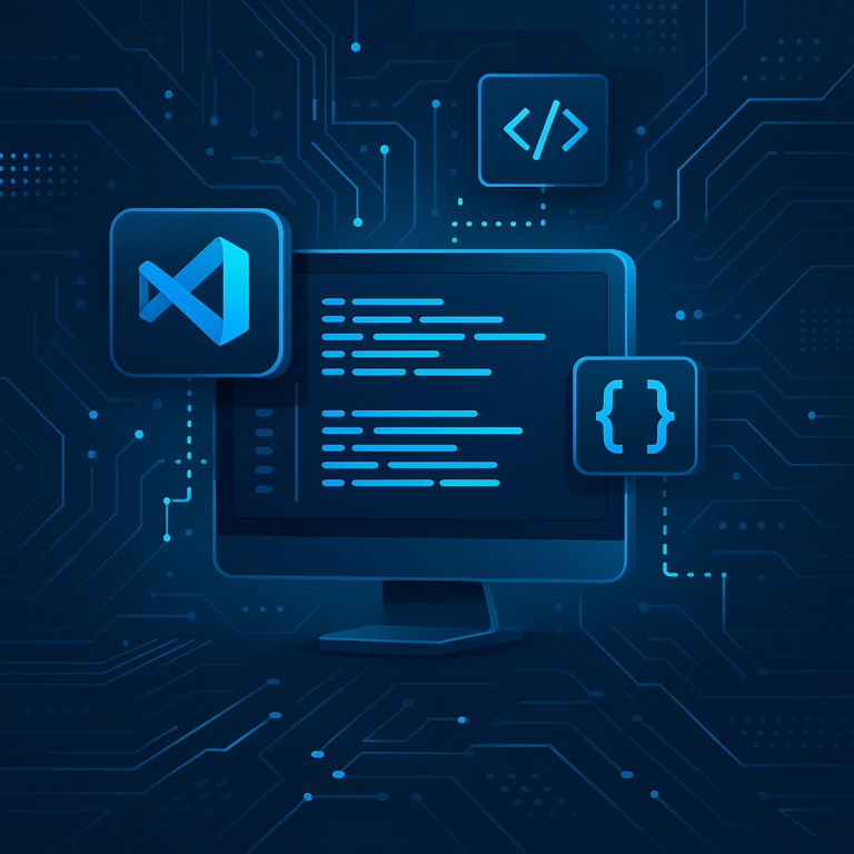 Développeur utilisant des extensions VS Code pour la personnalisation