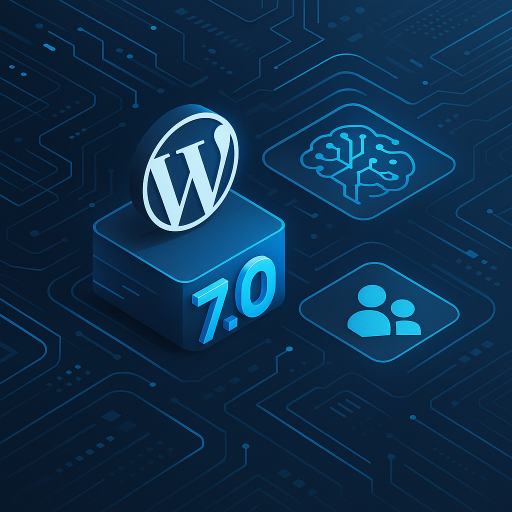 Mise à jour WordPress 7.0 avec IA et collaboration