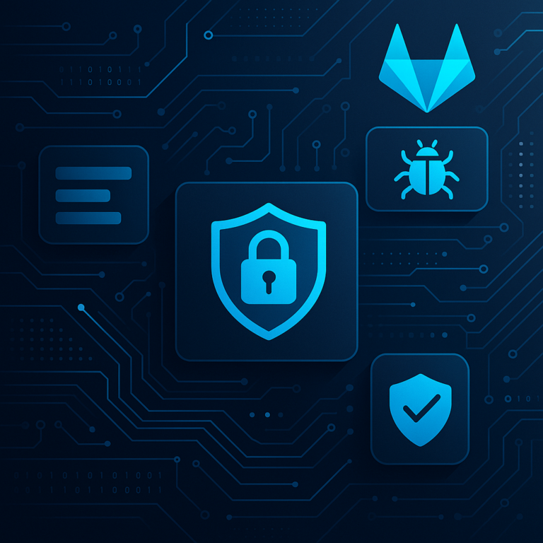 Une image illustrant les fonctionnalités de sécurité de GitLab 18.10