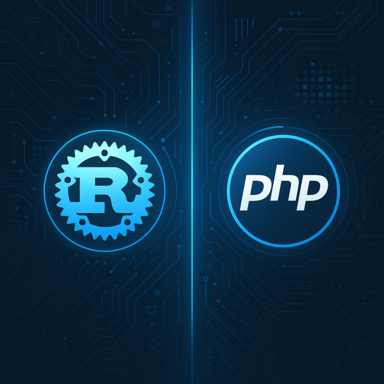 Comparaison entre Rust et PHP pour développement web