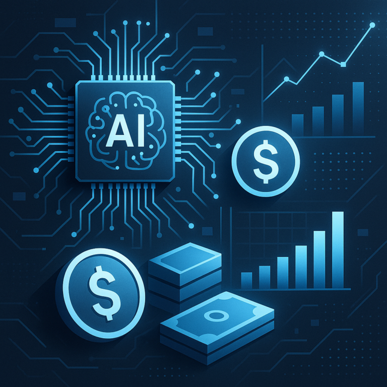 Illustration de l'IA en gestion financière