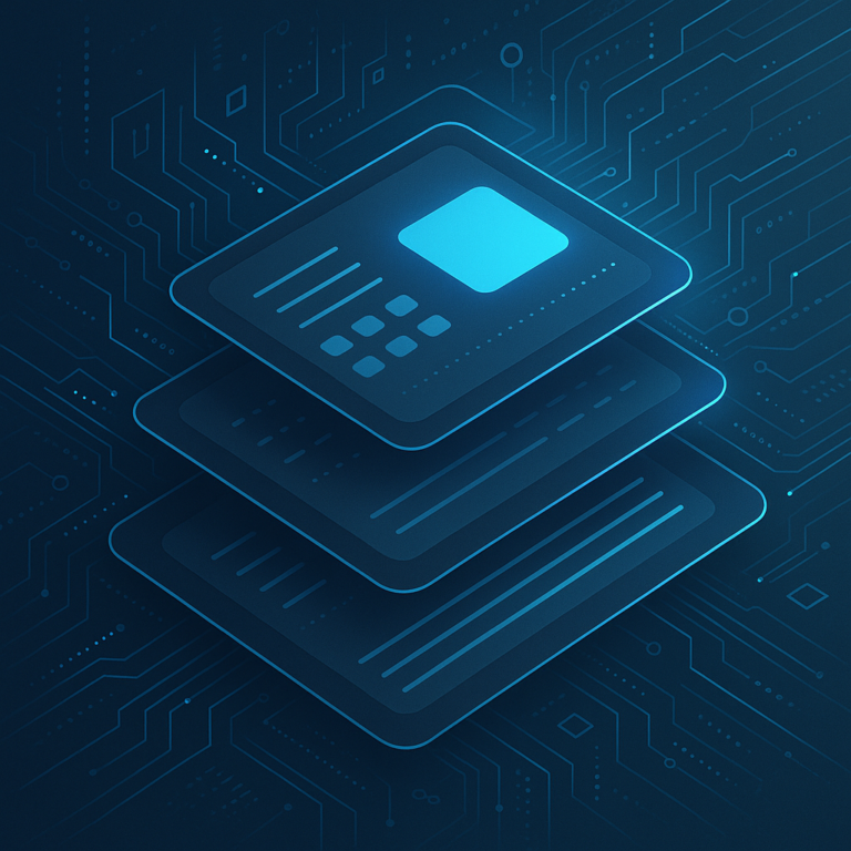 Illustration de l'utilisation du z-index dans la conception UI