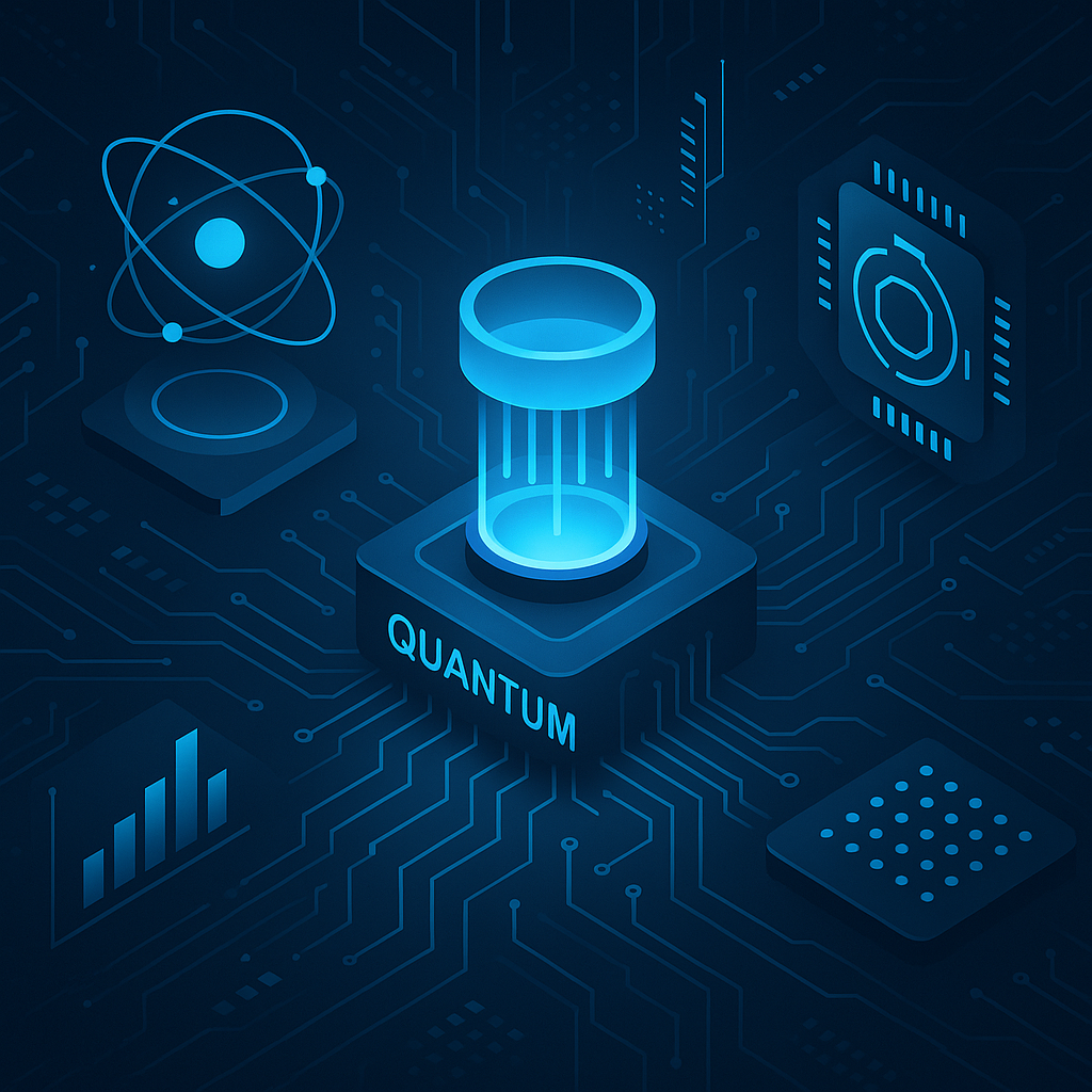 Image illustrant l'infrastructure quantique et son impact technologique.