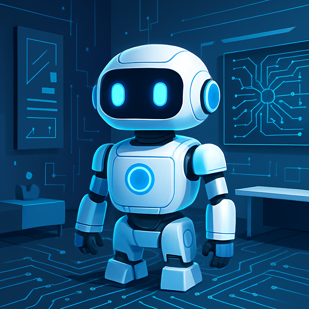 Robot Memo de Sunday dans un intérieur moderne