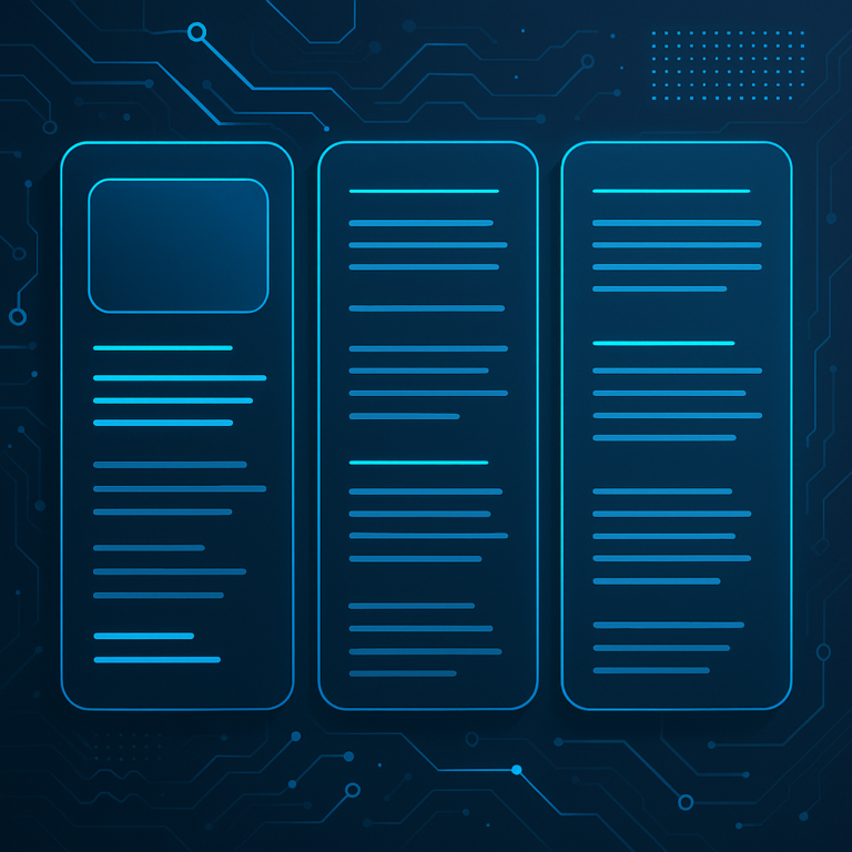 Mise en page multi-colonnes avec des propriétés CSS