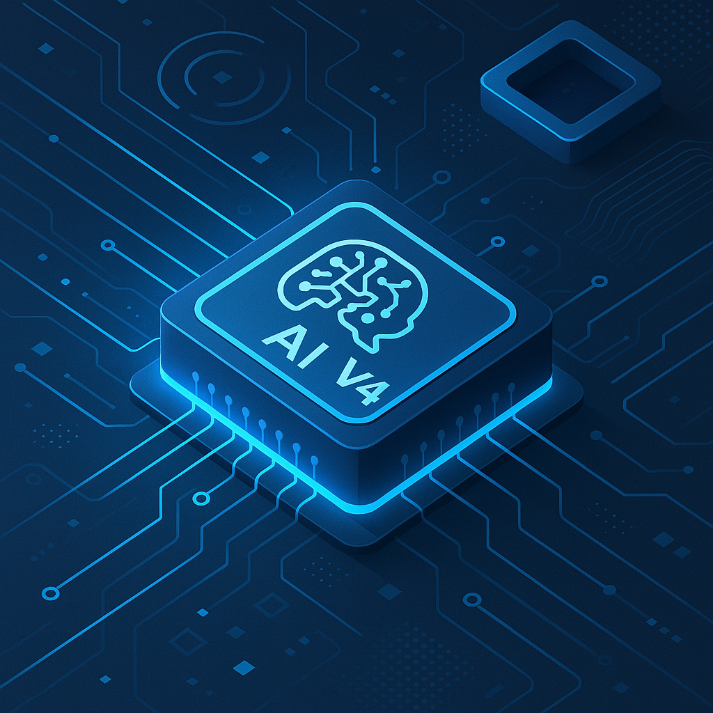 Image illustrant le modèle DeepSeek-V4 d'intelligence artificielle