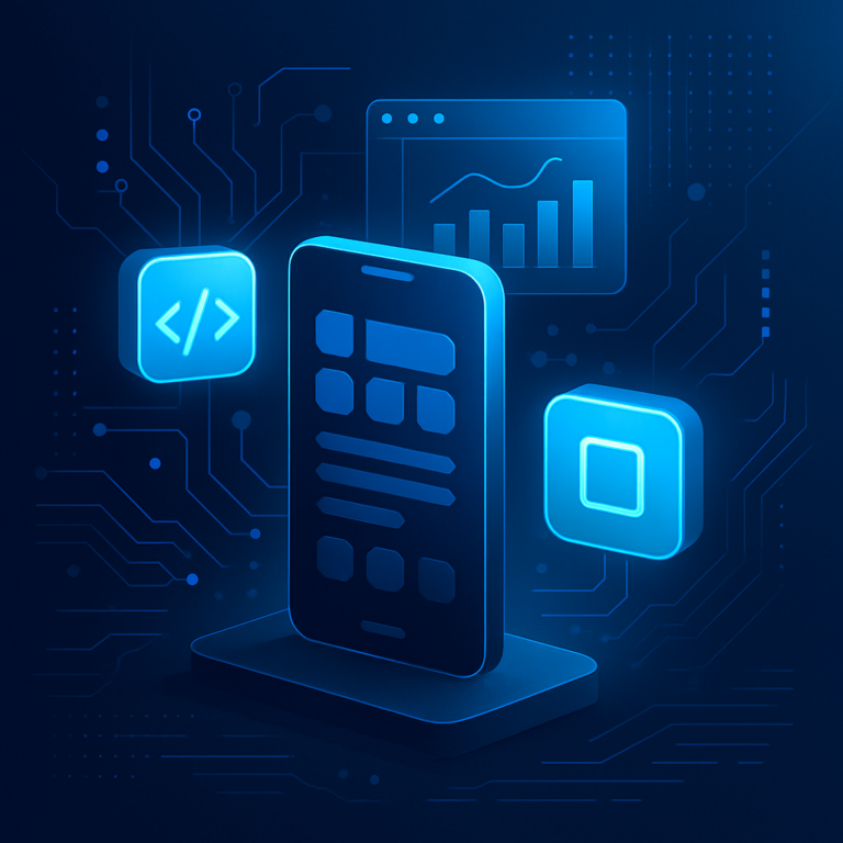 Illustration représentant le développement d'applications modernes