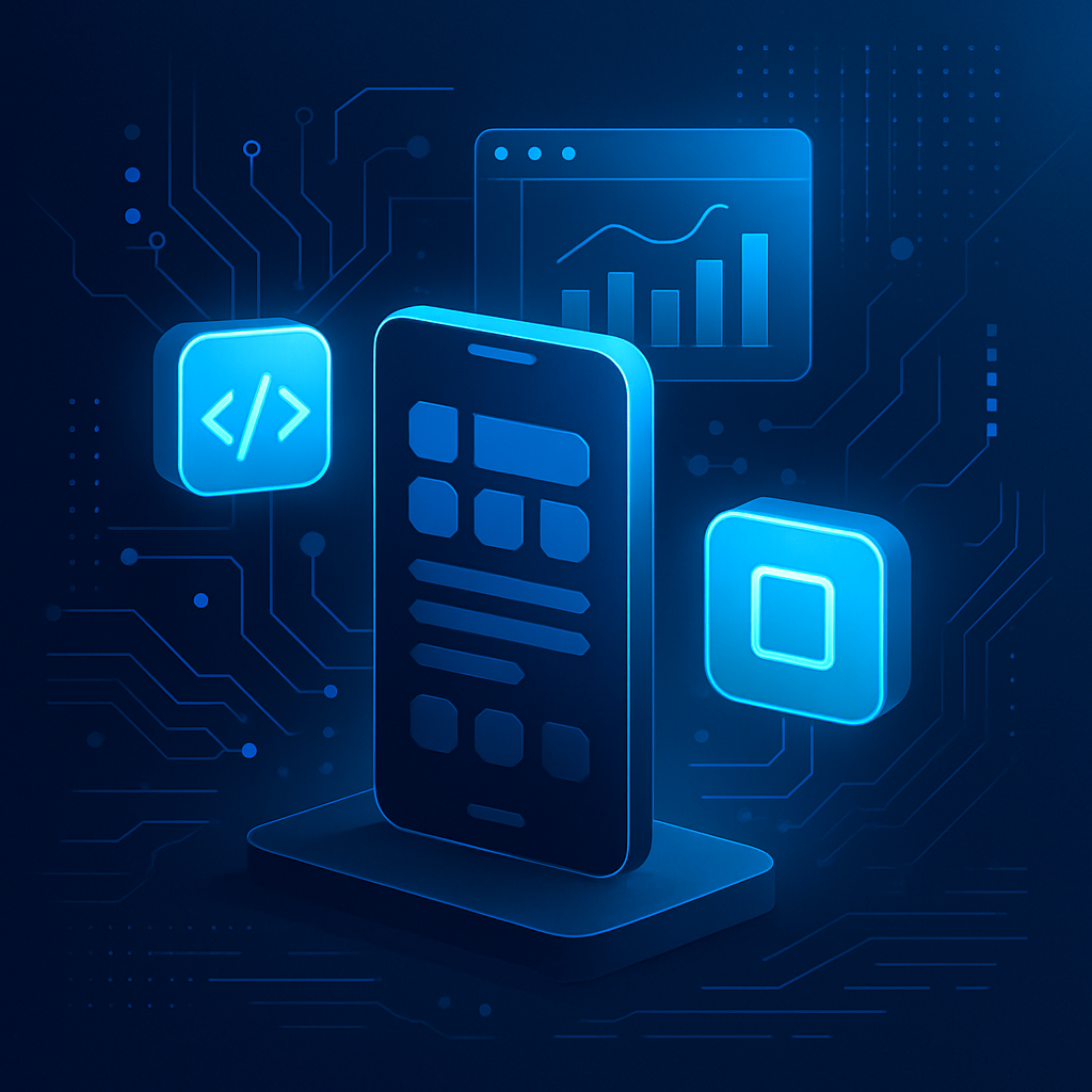Illustration représentant le développement d'applications modernes