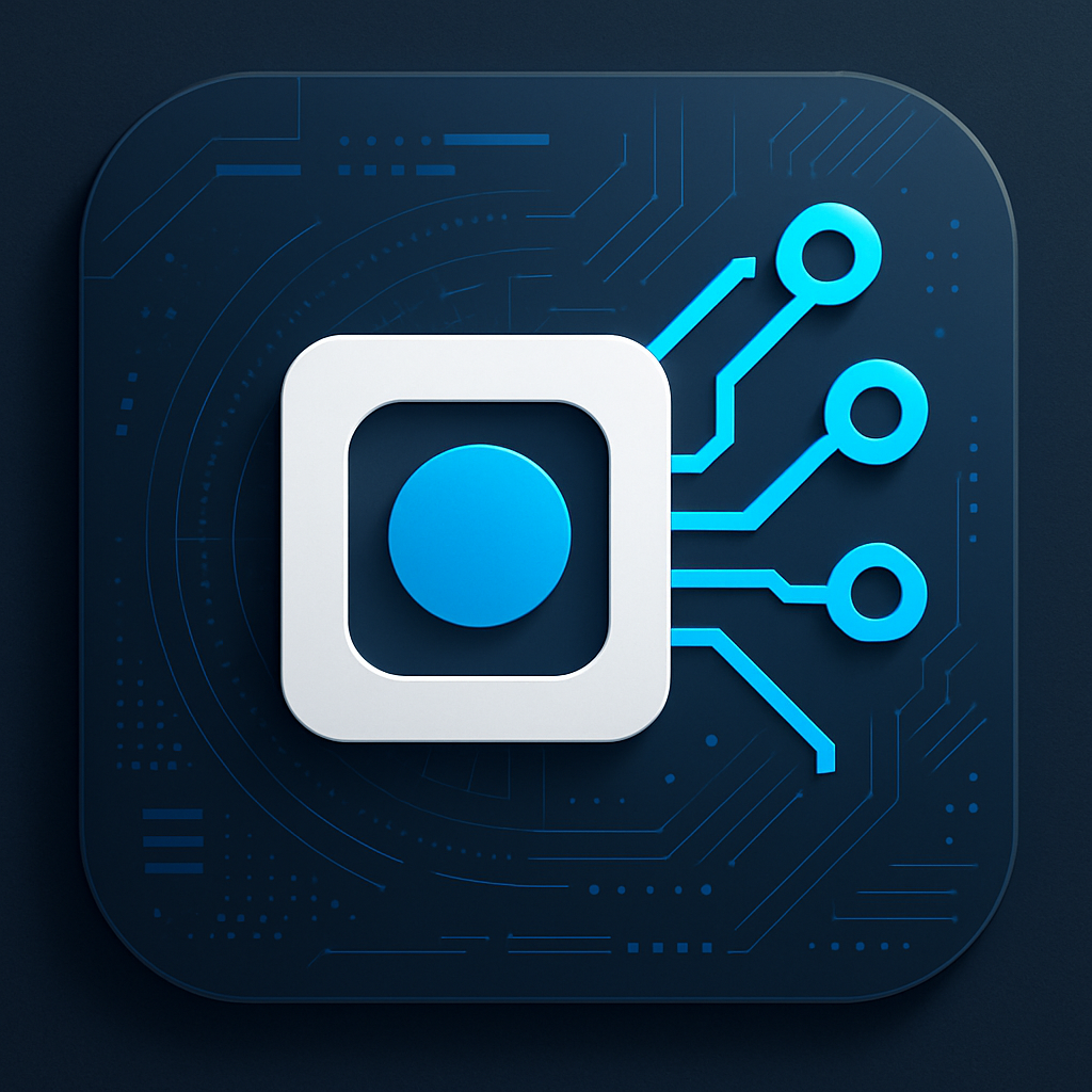 Un exemple de favicon en noir et blanc accessible