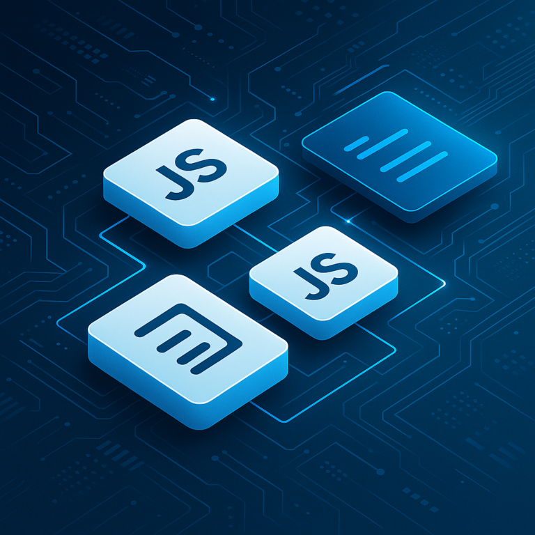 Illustration de la structure des modules en JavaScript