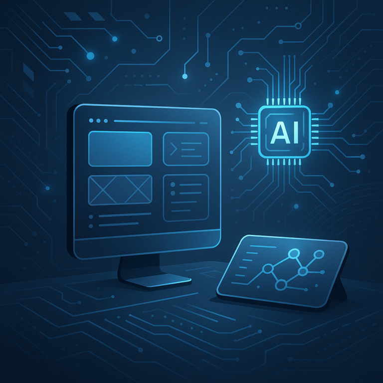 Designer UX utilisant des outils d'IA générative