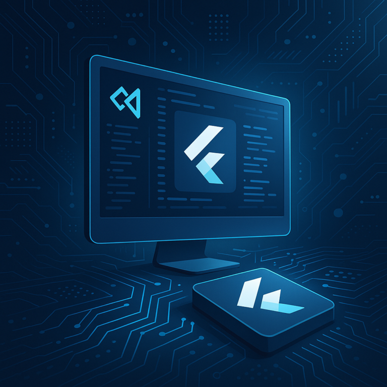 Développeur configurant Flutter sur Visual Studio Code