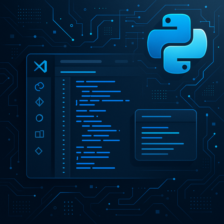 Capture d'écran de Visual Studio Code avec des fonctionnalités de développement Python