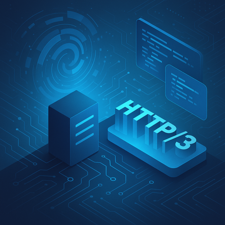 Un développeur travaillant sur l'intégration de HTTP/3