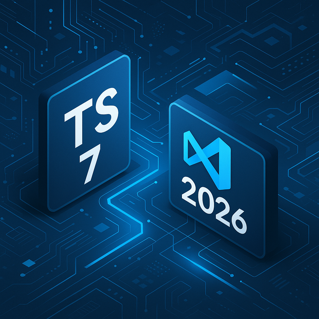 Mise à jour de TypeScript 7 et Visual Studio 2026