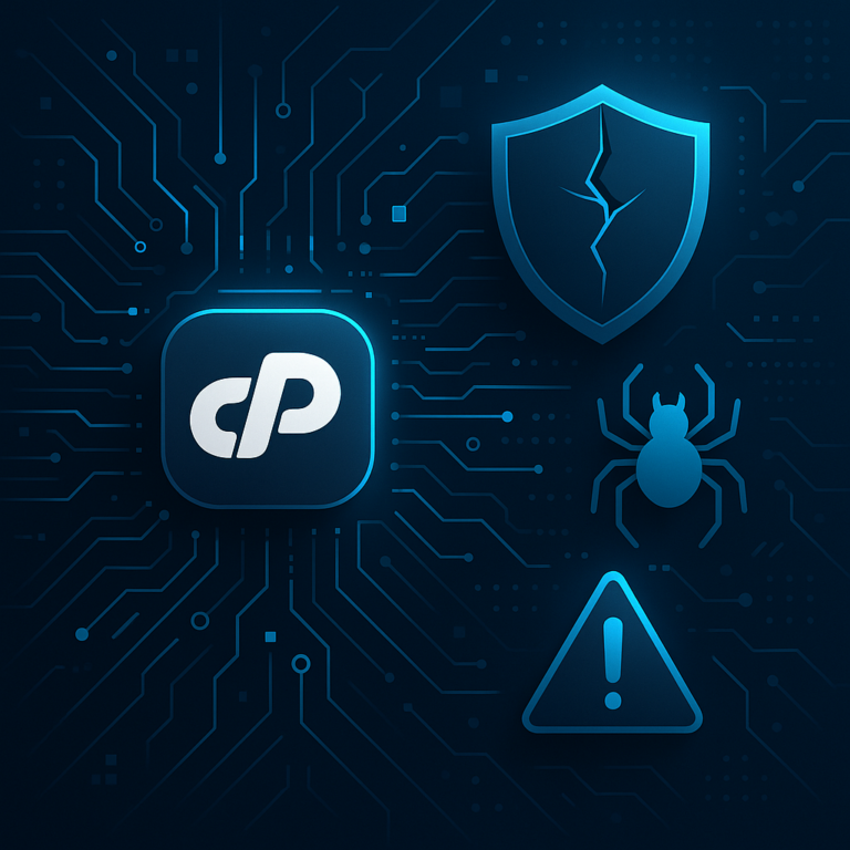 Illustration d'une vulnérabilité cPanel exposant des cybermenaces